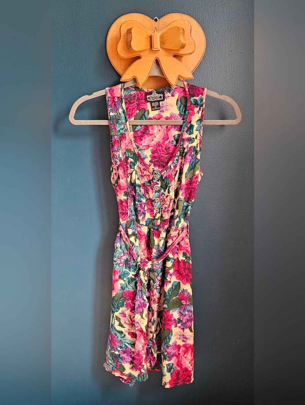 Vintage Floral Mini Dress